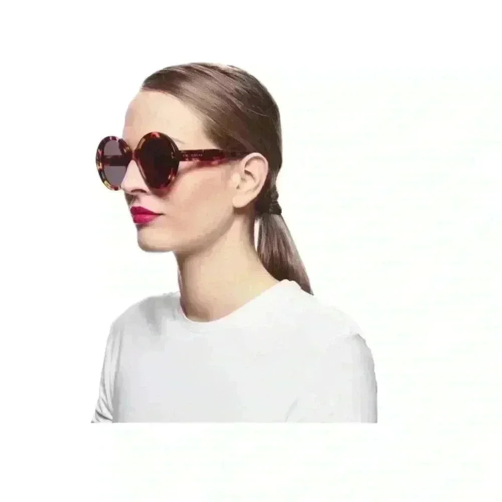 Gucci Havana Round Sunglasses - Picture 5 of 6